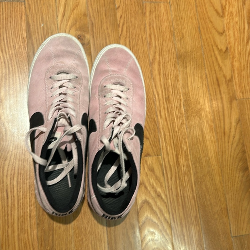 Nike pink suede shoes, size 11.5